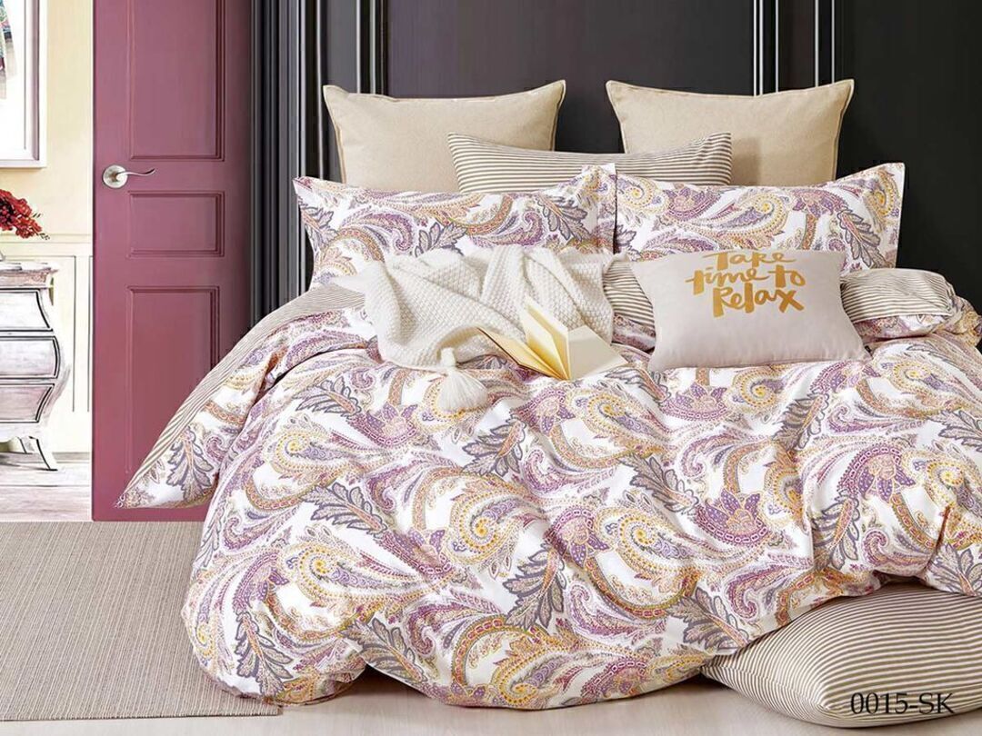 КПБ 1,5сп сатин в коробке (нав 70*70) Satin de Luxe SK Клео <0015-SK>