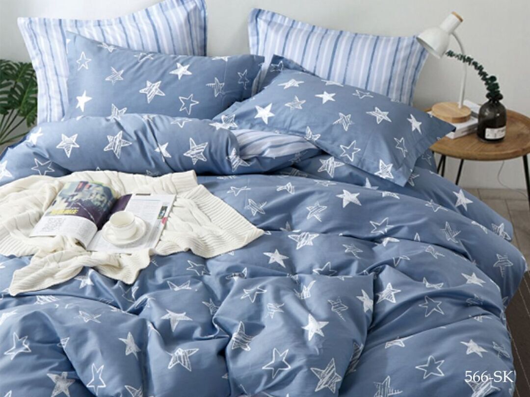 КПБ евро сатин в коробке Satin de Luxe SK Клео <566-SK>