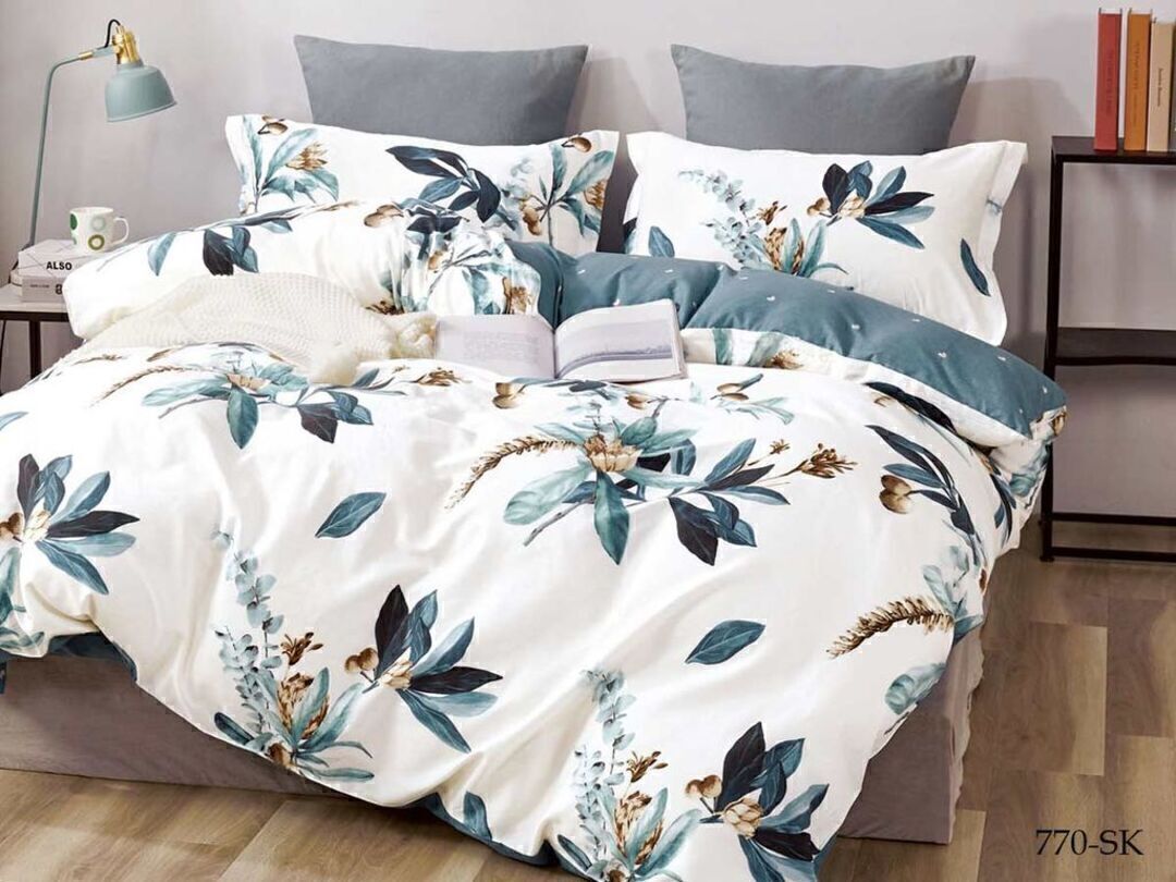 КПБ 2сп сатин в коробке (нав 70*70) Satin de Luxe SK Клео <770-SK>