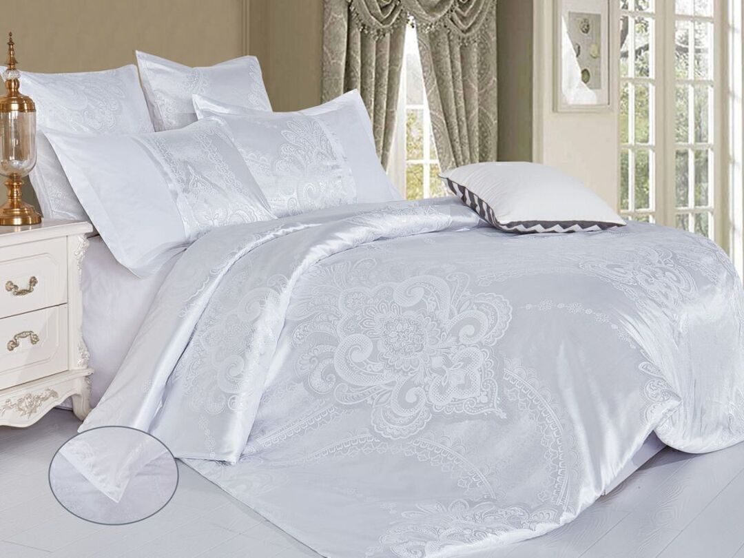КПБ семейный сатин-жаккард Satin Jacquard SG Клео <SG-124>
