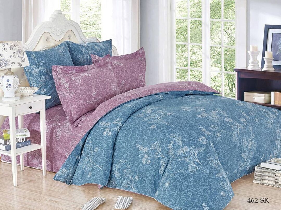 КПБ евро сатин в коробке Satin de Luxe SK Клео <462-SK>