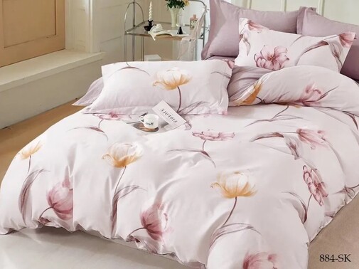 КПБ 1,5сп сатин в коробке (нав 70*70) Satin de Luxe SK Клео <884-SK>
