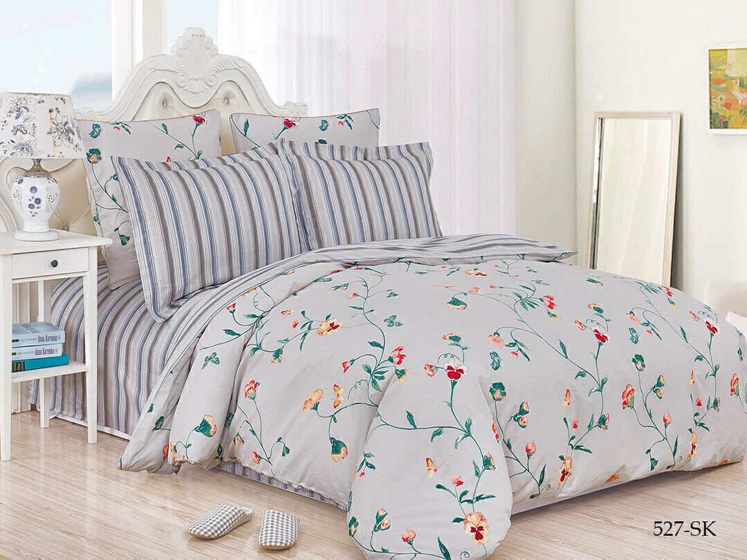 КПБ 1,5сп сатин в коробке (нав 70*70) Satin de Luxe SK Клео <527-SK>
