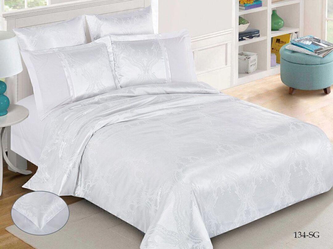 КПБ семейный сатин-жаккард Satin Jacquard SG Клео <SG-134>
