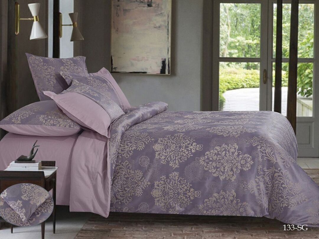 КПБ семейный сатин-жаккард Satin Jacquard SG Клео <SG-133>