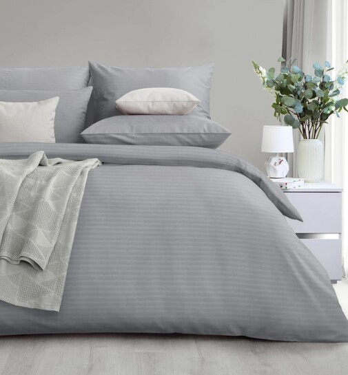 КПБ  страйп-сатин (нав 50*70) Verossa Stripe <70309 Silver moon>