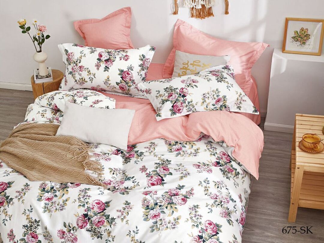 КПБ семейный сатин в коробке Satin de Luxe SK Клео <675-SK>