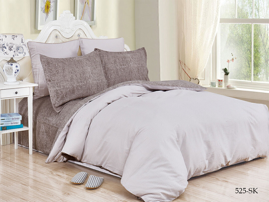 КПБ 2сп сатин в коробке (нав 70*70) Satin de Luxe SK Клео <525-SK>