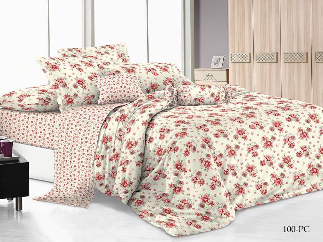 КПБ 1,5сп поплин Pure Cotton PC Клео <PC-100>
