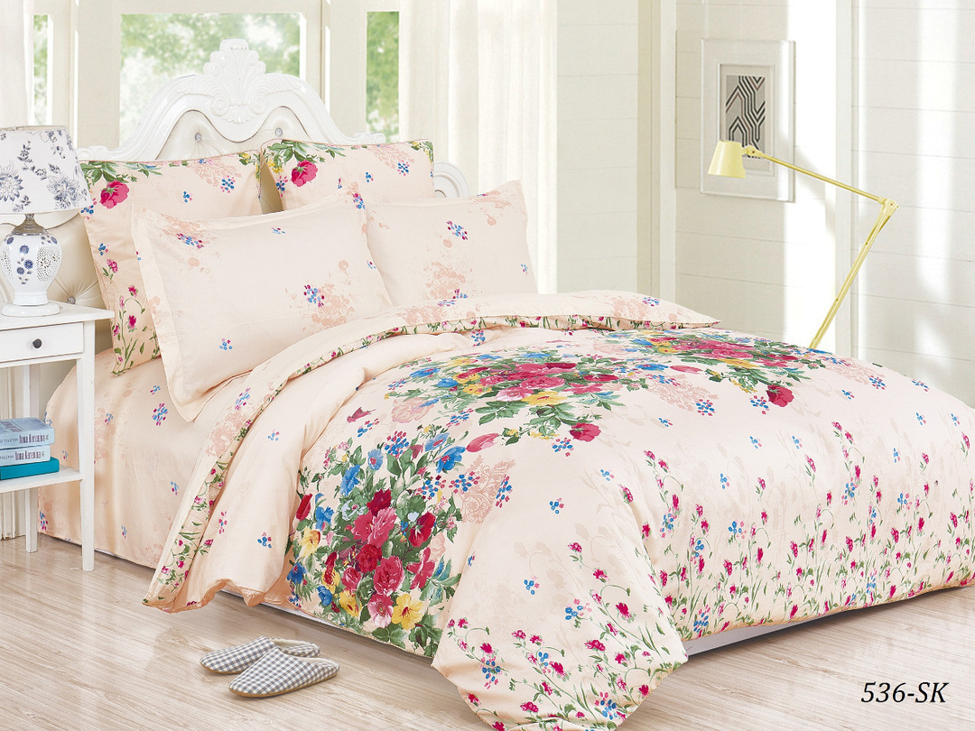 КПБ семейный сатин в коробке Satin de Luxe SK Клео <536-SK>