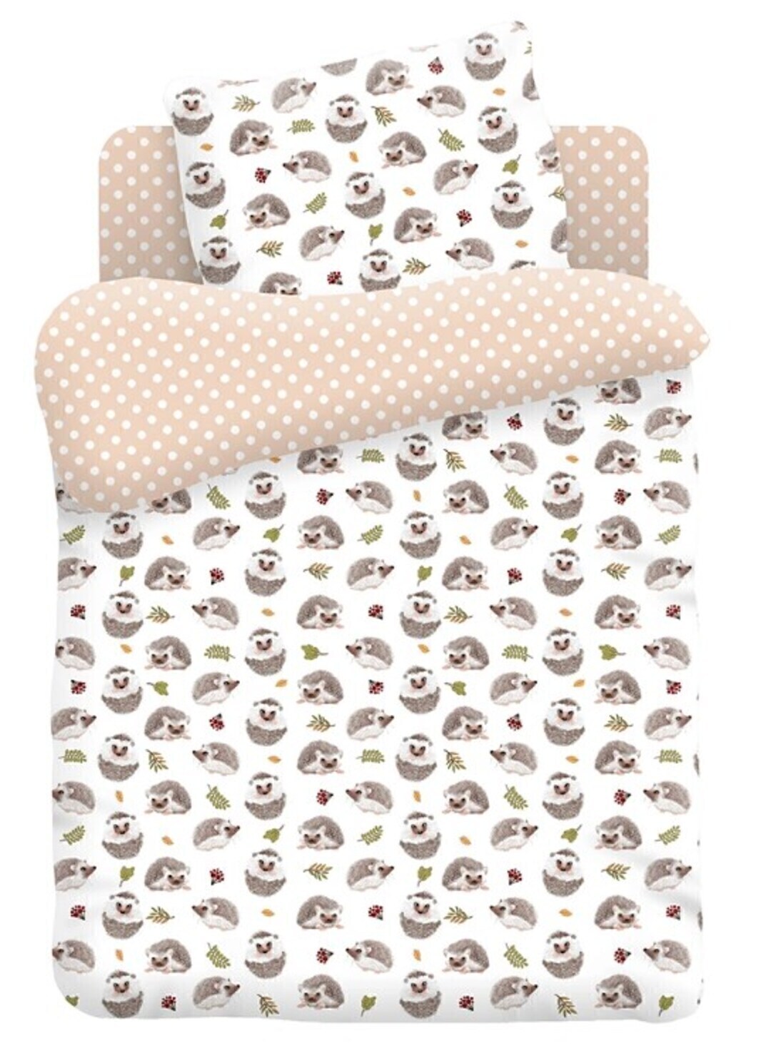 КПБ в детскую кроватку поплин Juno <720468 Hedgehogs>