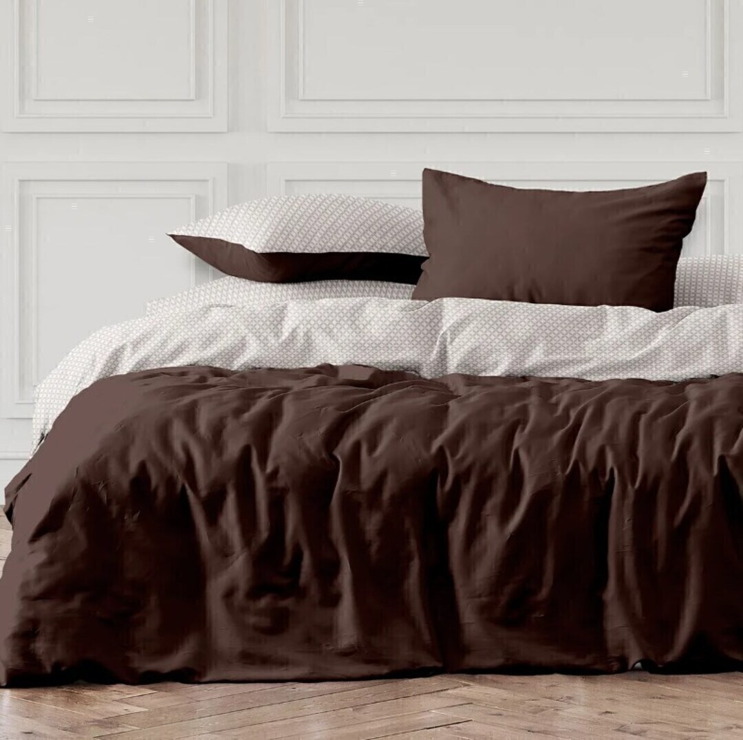 КПБ семейный перкаль нав 50*70 Унисон <86402-11/24292-3 Cremona  Unicolor>