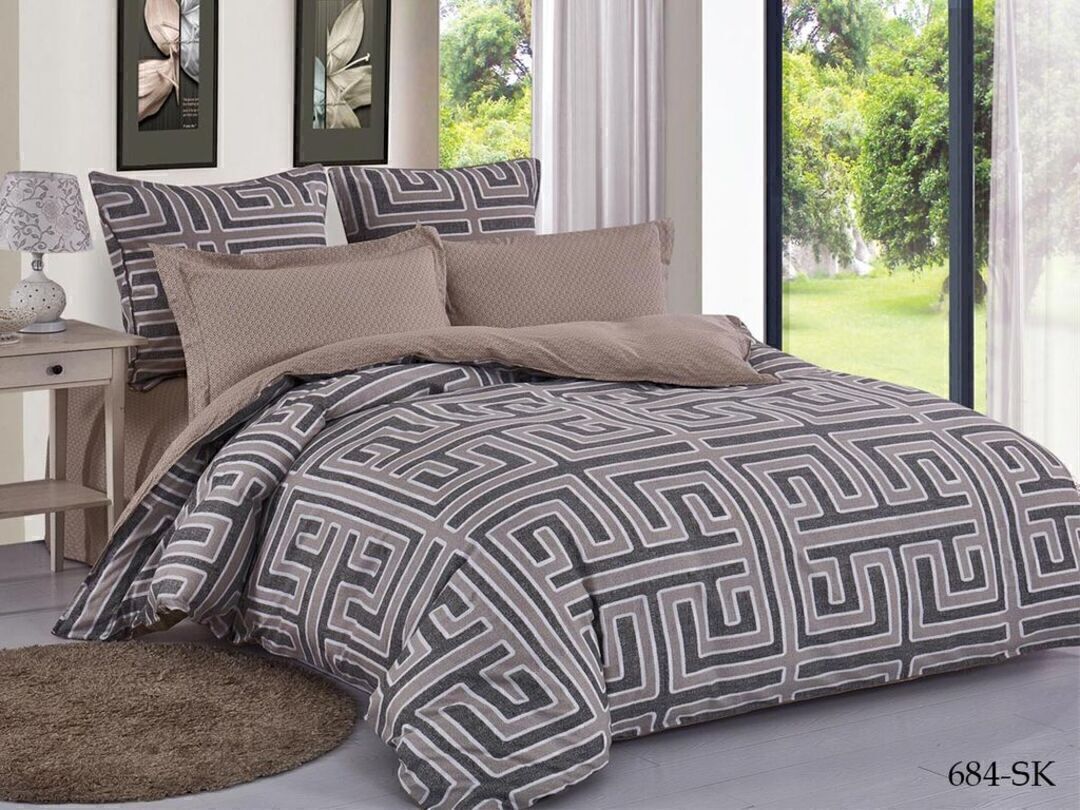 КПБ 1,5сп сатин в коробке (нав 70*70) Satin de Luxe SK Клео <684-SK>