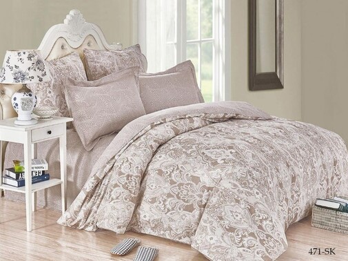 КПБ 2сп сатин в коробке (нав 70*70) Satin de Luxe SK Клео <471-SK>