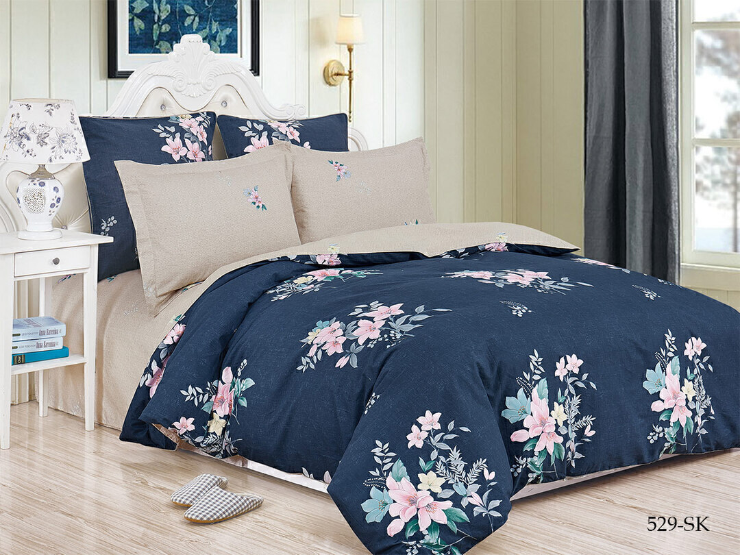 КПБ 2сп сатин в коробке (нав 70*70) Satin de Luxe SK Клео <529-SK>