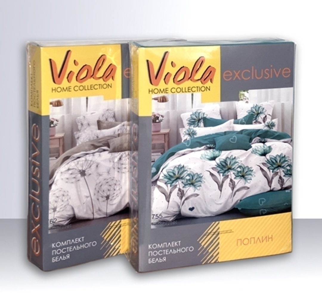 КПБ семейный поплин Exclusive Viola <ПВ17-1322>