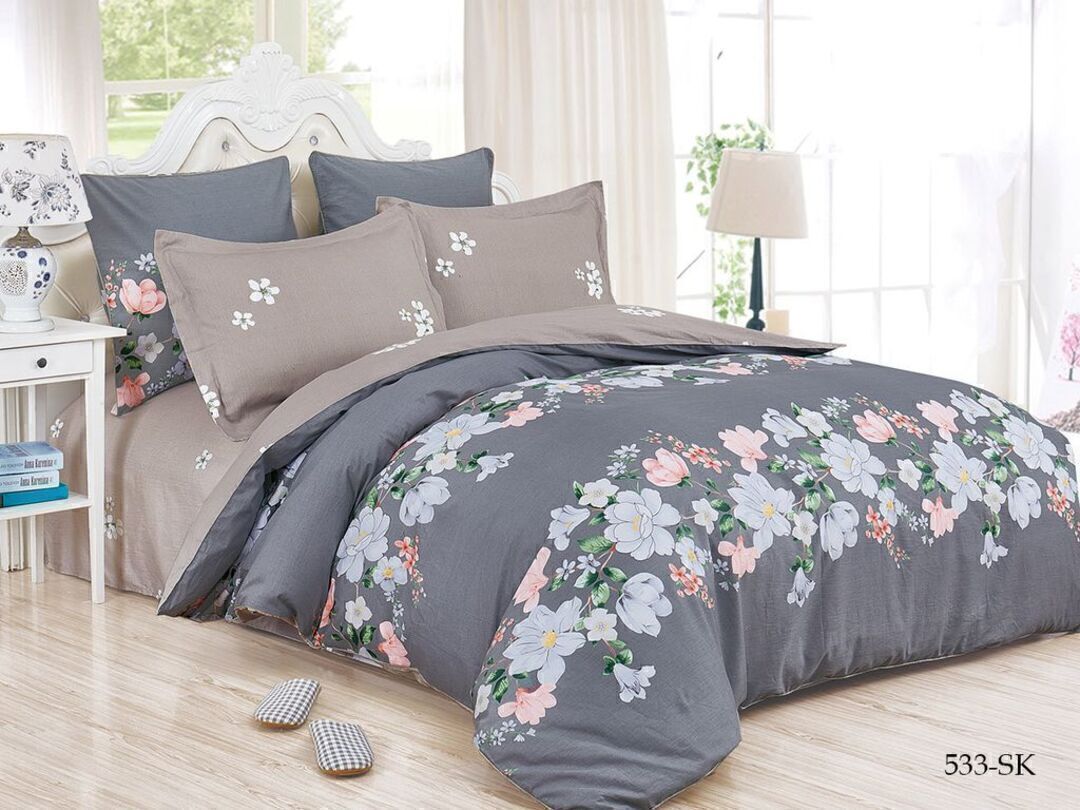 КПБ 2сп сатин в коробке (нав 70*70) Satin de Luxe SK Клео <533-SK>