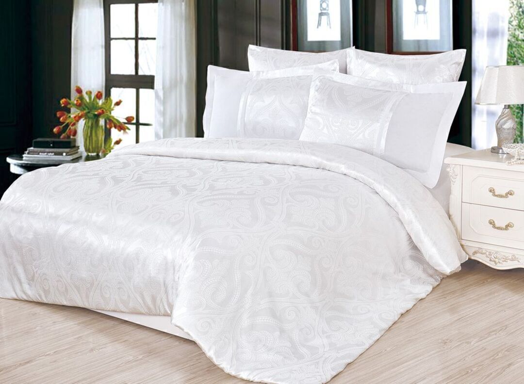 КПБ евро сатин-жаккард Satin Jacquard SG Клео <SG-101>