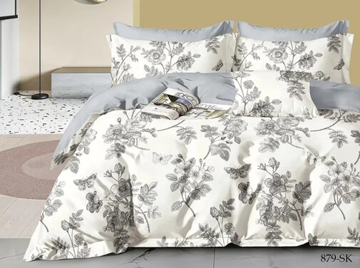 КПБ евро сатин в коробке Satin de Luxe SK Клео <879-SK>