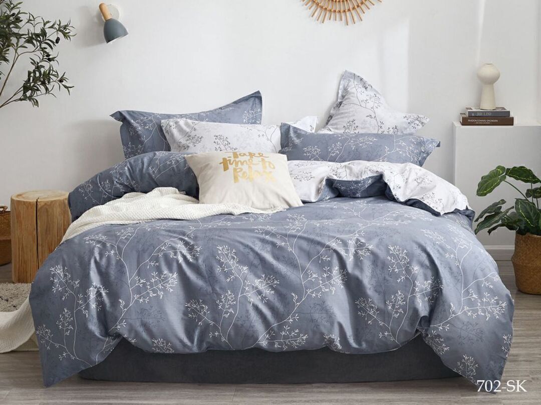 КПБ 1,5сп сатин в коробке (нав 50*70) Satin de Luxe SK Клео <702-SK>