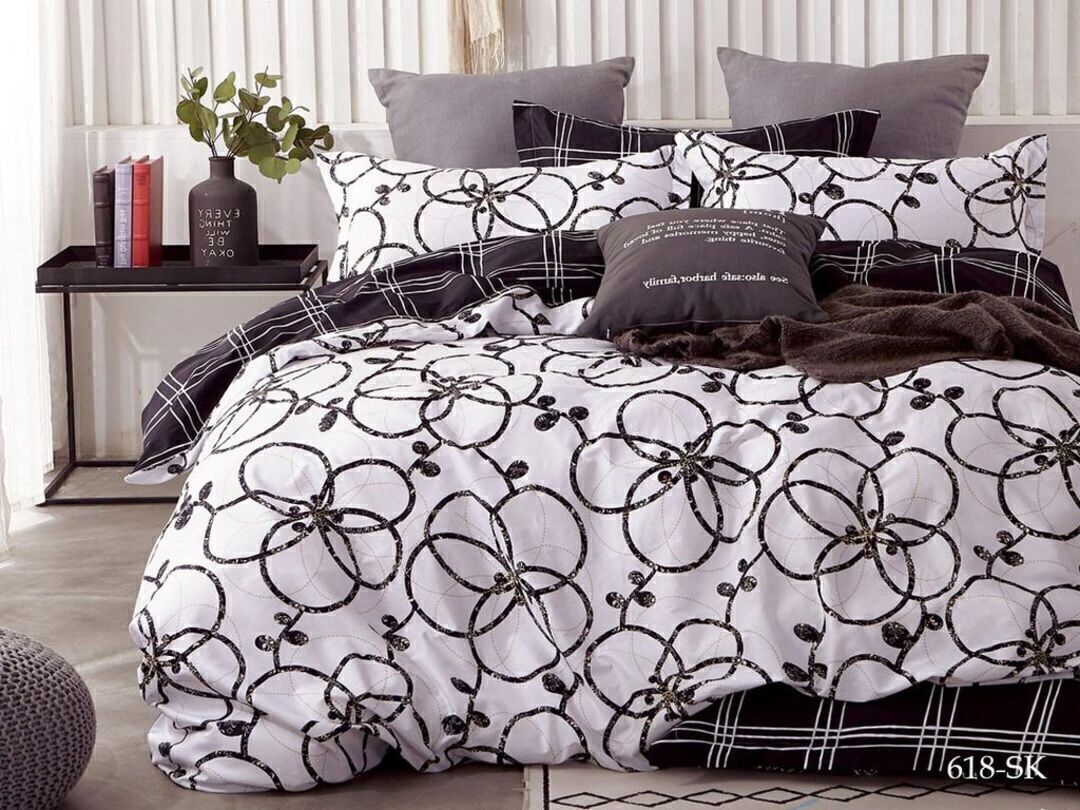 КПБ евро сатин в коробке Satin de Luxe SK Клео <618-SK>