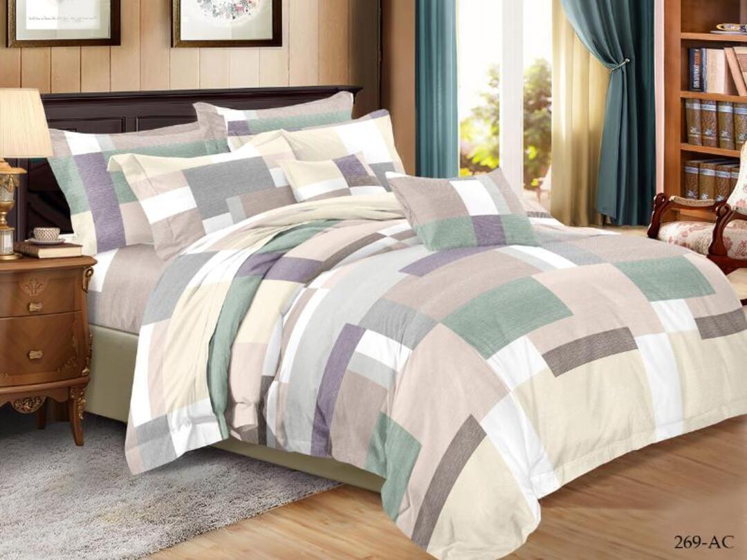 КПБ евро полисатин Art Color AC (нав. 50*70-2шт) Клео <AC-269>
