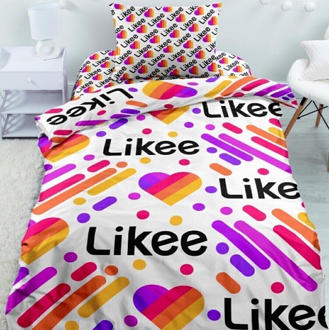 КПБ 1,5сп поплин Likee <756082 White Likee поплин>