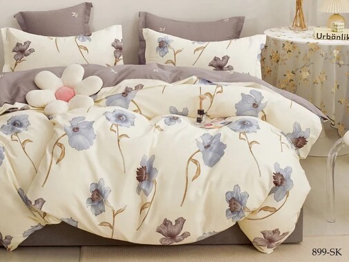КПБ 1,5сп сатин в коробке (нав 70*70) Satin de Luxe SK Клео <899-SK>