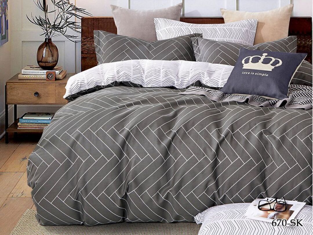 КПБ 2сп сатин в коробке (нав 70*70) Satin de Luxe SK Клео <670-SK>