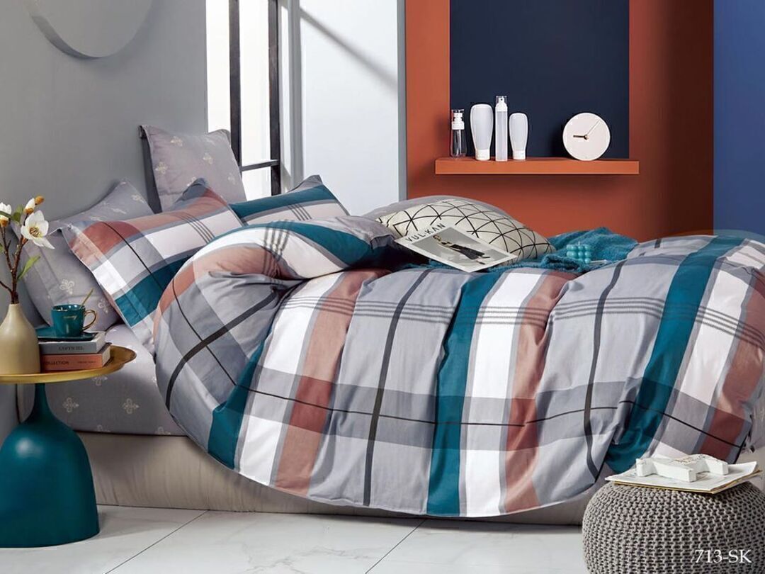 КПБ 2сп сатин в коробке (нав 70*70) Satin de Luxe SK Клео <713-SK>