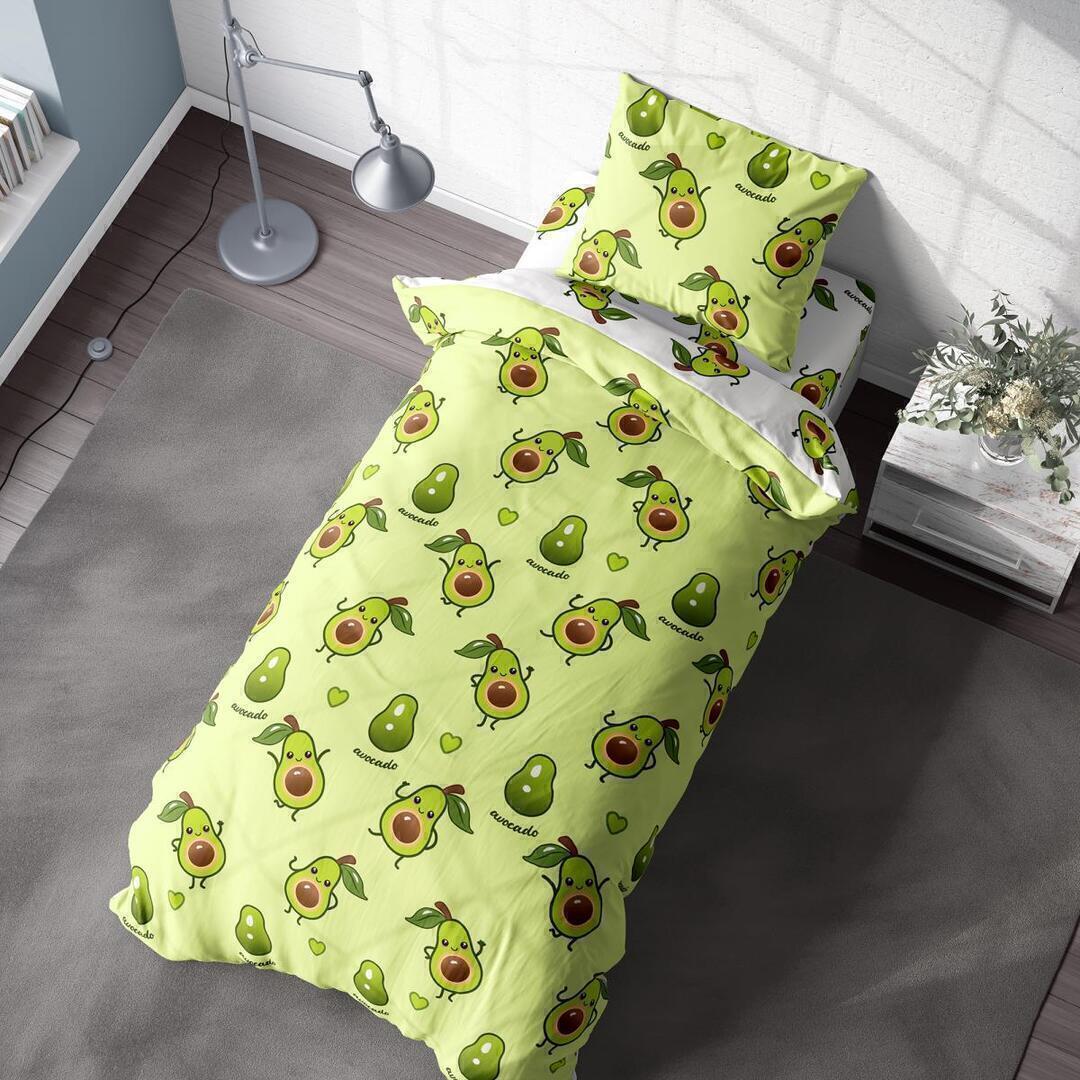 КПБ 1,5сп перкаль Crazy Getup <757135 Аvocado>