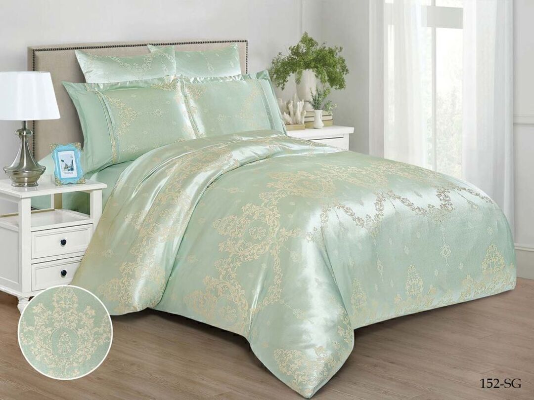 КПБ евро сатин-жаккард Satin Jacquard SG Клео <SG-152>