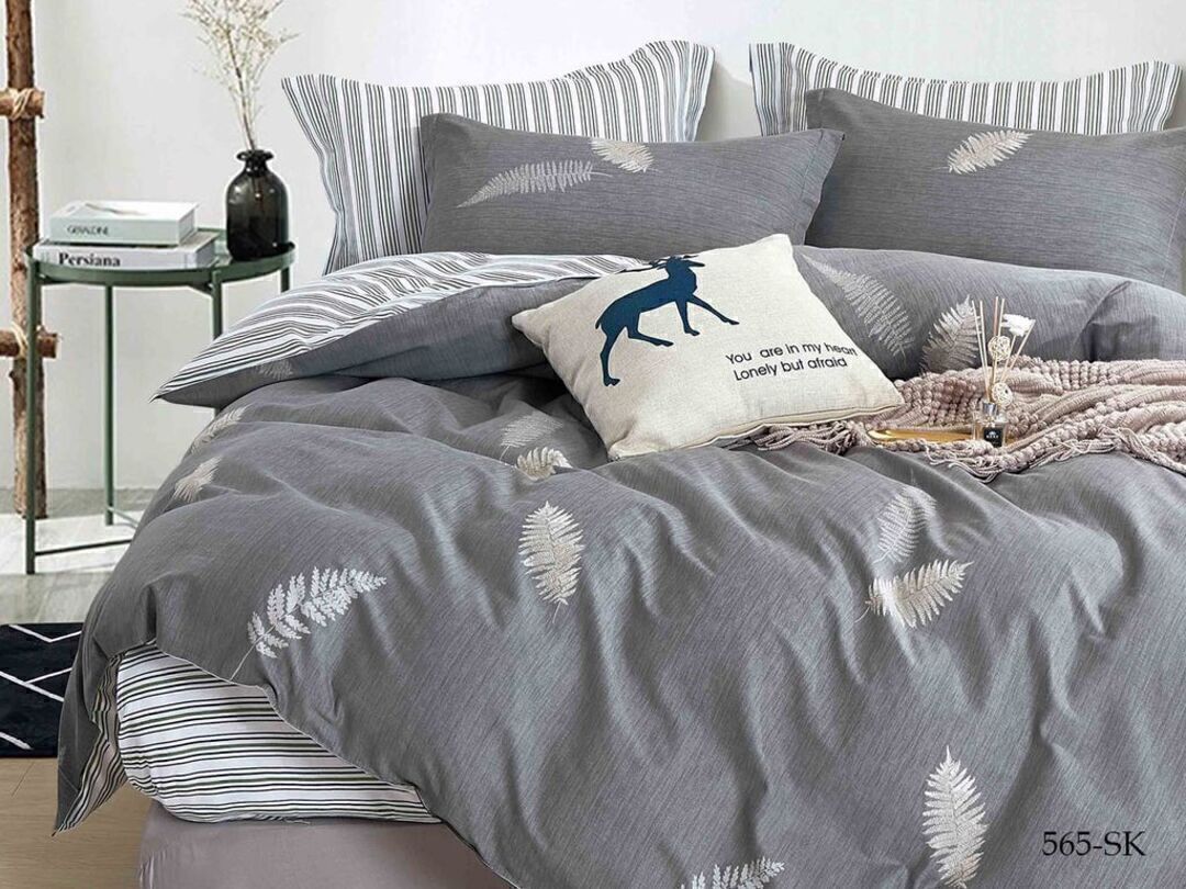 КПБ евро сатин в коробке Satin de Luxe SK Клео <565-SK>