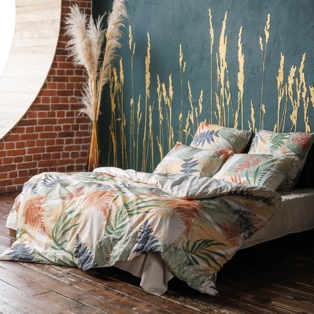 КПБ 2сп перкаль Эко Style (нав 50*70) Волшебная ночь <8476/2 Fern Скидка>