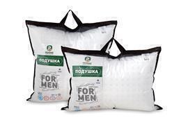 Подушка заменитель лебяжьего пуха тик For men Реноме