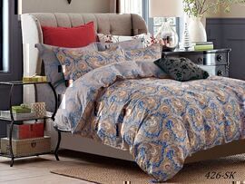 КПБ евро сатин в коробке Satin de Luxe SK Клео <426-SK>