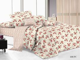 КПБ 1,5сп поплин Pure Cotton PC Клео <PC-100>