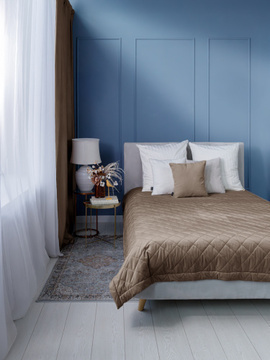 Покрывало стеганое велюровое MONACO Decor Magic, NORMA, BEIGE<NORMA, 200*220, Евро, BEIGE>