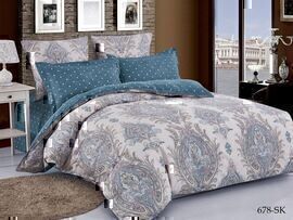 КПБ евро сатин в коробке Satin de Luxe SK Клео <678-SK>