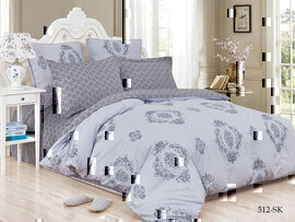 КПБ евро сатин в коробке Satin de Luxe SK Клео <512-SK>