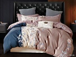 КПБ 1,5сп сатин в коробке (нав 70*70) Satin de Luxe SK Клео <706-SK>