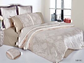 КПБ евро сатин-жаккард Satin Jacquard SG Клео <SG-148>