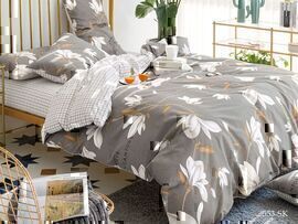 КПБ 1,5сп сатин в коробке (нав 70*70) Satin de Luxe SK Клео <553-SK>