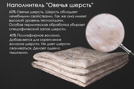 Одеяло овечья шерсть тк поплин Реноме