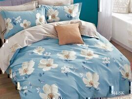 КПБ евро сатин в коробке Satin de Luxe SK Клео <544-SK>